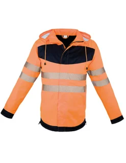 KX1004 Korntex EOS Hi-Vis Arbeitskleidung Parka mit großer Druckfläche auf der Brust