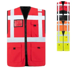 KX165 Korntex Gefütterte multifunktionale Warnweste Wismar