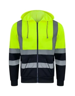 KX422 Korntex Hi-Vis Arbeitskleidung Kapuzen-Sweat-Jacke Galway
