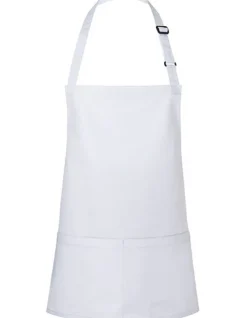 KY123 Karlowsky Kurze Latzschürze Basic mit Schnalle und Tasche
