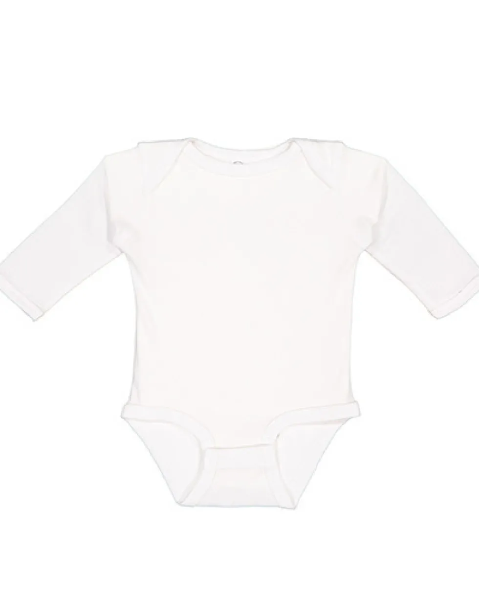 LA4411N Rabbit Skins Feiner Jersey-Bodyanzug für Kleinkinder mit langen Ärmeln