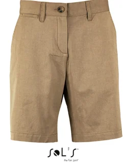 L02762 SOL´S Damen Chinohose Kurze Hose Jasper