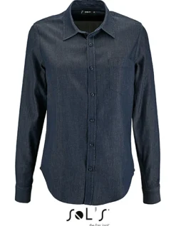 L02101 SOL´S Damen Denim t-Shirt Barry