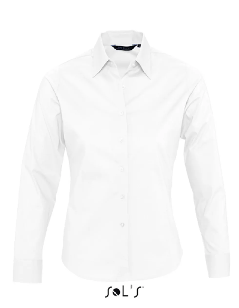 L634 SOL´S Damen Langarm Stretch Hemd Eden