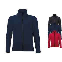 L838 SOL´S Damen Softshell Jacke mit Reißverschluss Race