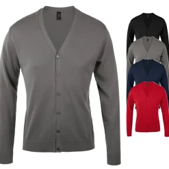 L418 SOL´S Golden Strickjacke mit V-Ausschnitt für Herren