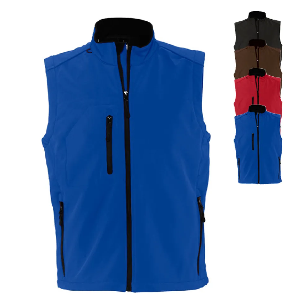 L846 SOL´S Herren Sleeveless Softshellweste Rallye