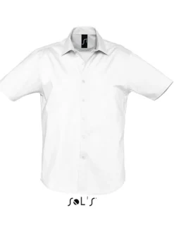 L632 SOL´S Herren Stretch-Kurzarmhemd Broadway