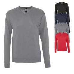 L410 SOL´S Herren Sweatshirt Pullover GalaxyV Ausschnitt