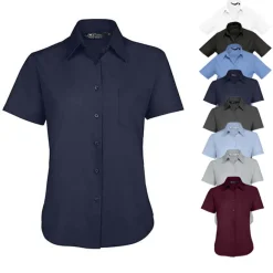 L620 SOL´S Popeline-Kurzarmbluse Bluse Escape