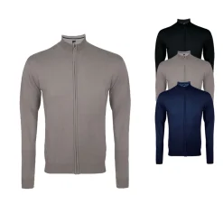 L413 SOL´S Strickjacke mit Reißverschluss Gordon Herren