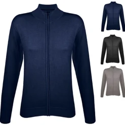 L414 SOL´S Strickjacke mit Reißverschluss Gordon Damen