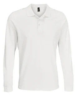 L03983 SOLS Unisex Polo Poloshirtshirt langarm Polycotton