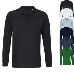 L04241 SOLS Unisex Polo Shirt langarm Planet