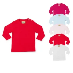 LW021 Larkwood Baby Langarmshirt