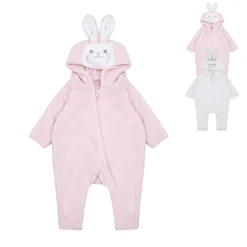 LW073 Larkwood Hasen-Strampelanzug Baby-Schlafanzug