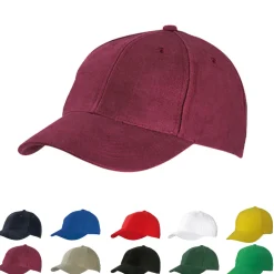 MB6128 myrtle beach Kappe 6-Panel Schwere, gebürstete Baumwolle laminiert