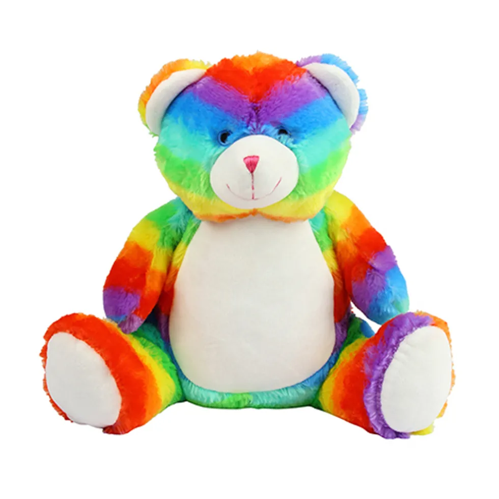 MM555 Mumbles Zippie Regenbogen Bär Kuscheltier