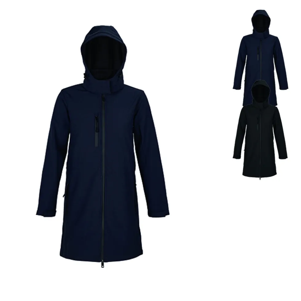 NB3794 NEOBLU Damen langer Softshell Mantel Achille