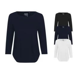 NE81006 Neutral Damen 3/4-Ärmel T-Shirt