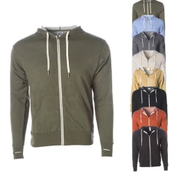 NP354 Independent Unisex Mittelgewicht French-Terry-Kapuze mit Reißverschluss