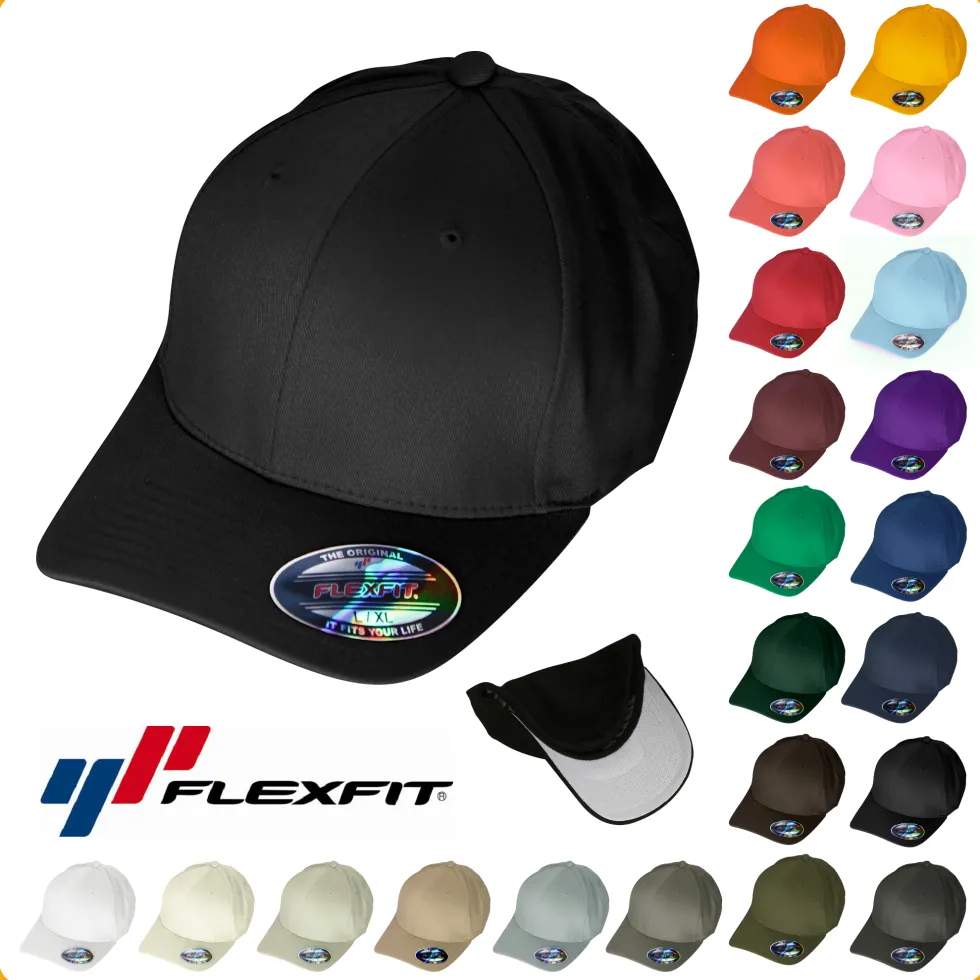 Original Flexfit Kappe Schirmunterseite silbergrau