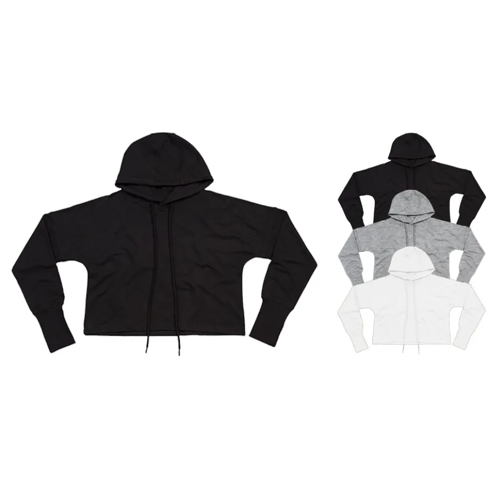 P140 Mantis Damen Kapuzenpullover kurz geschnitten Hoodie