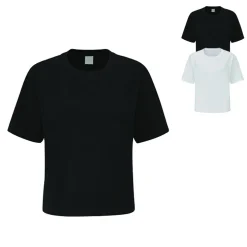 P198 Mantis Damen schweres T-Shirt kurz geschnitten