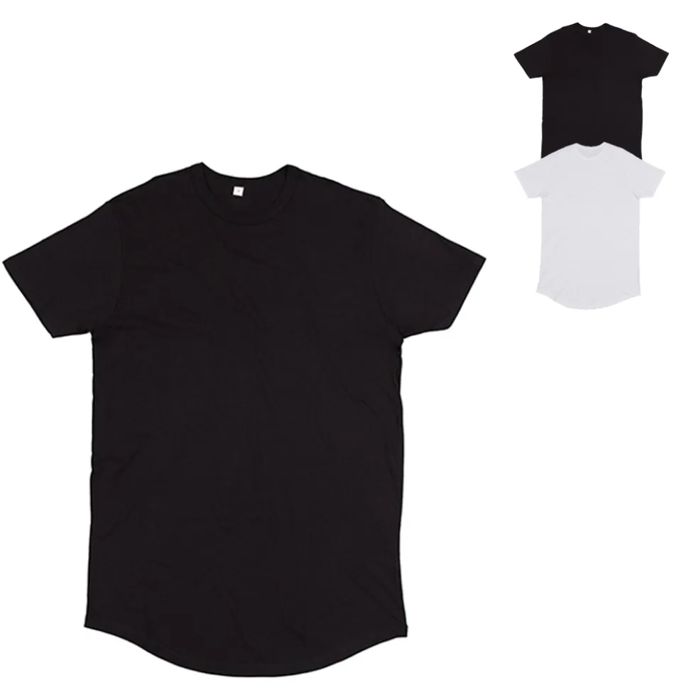 P126 Mantis Herren T-Shirt aus Bio-Baumwolle länger geschnitten