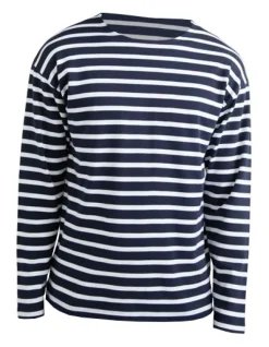 P136 Mantis Unisex Oberteil Langarmshirt im bretonischen Stil