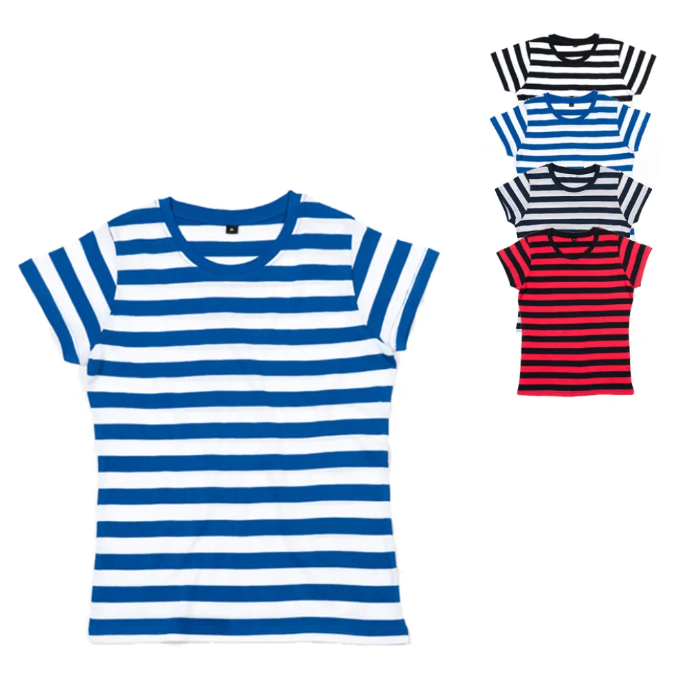 P110S Mantis Damen T-Shirt gestreift