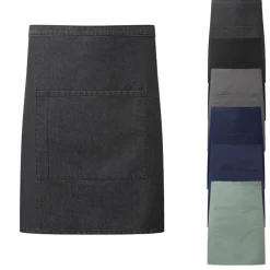 PW141 Premier Workwear Colours mittellange Schürze mit Tasche