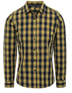 PW350 Premier Workwear Damen Bluse mit attraktivem Karomuster