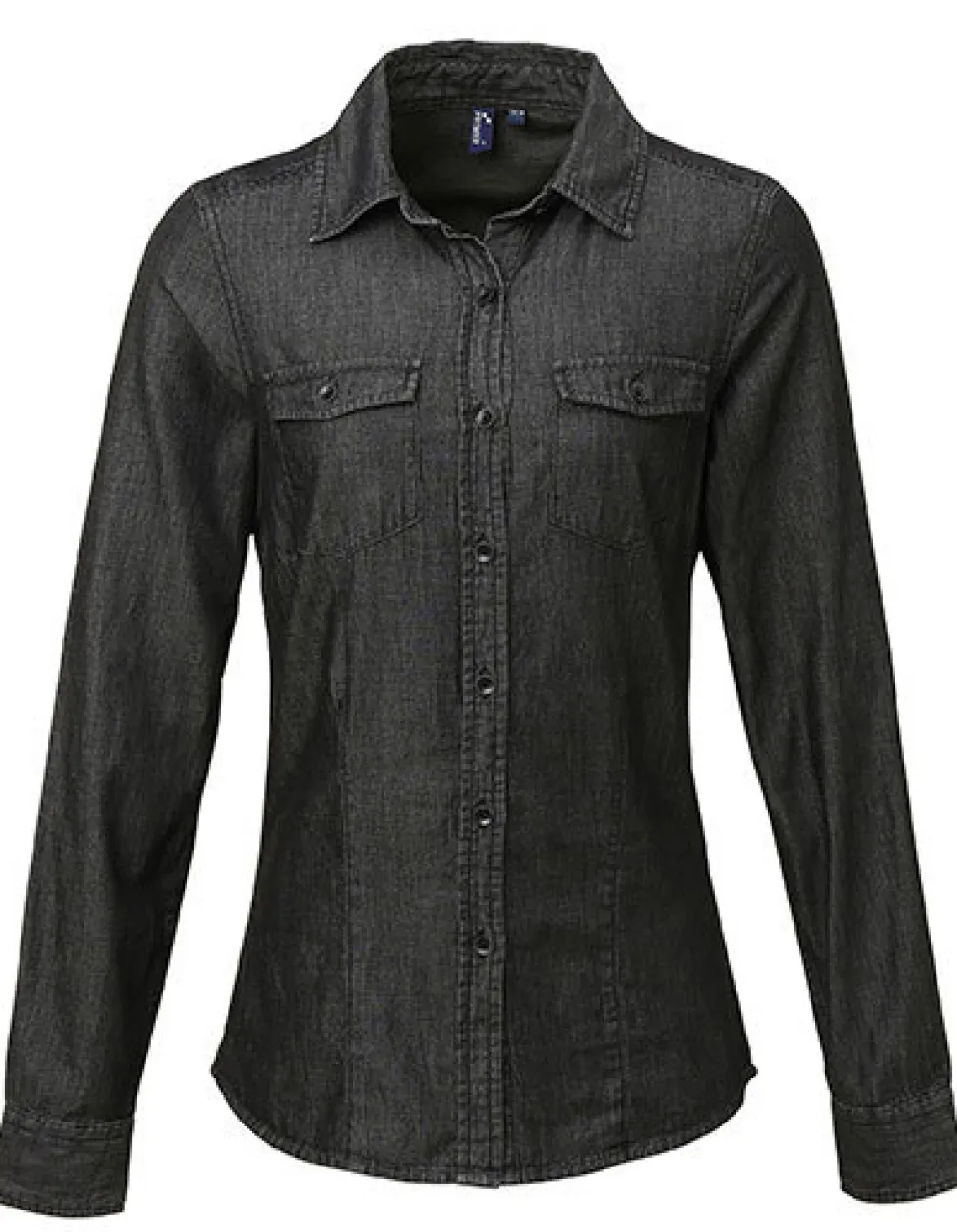 PW322 Premier Workwear Damen Jeanshemd aus 100% Baumwolle