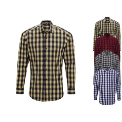 PW250 Premier Workwear Herren Jeanshemd aus 100% Baumwolle