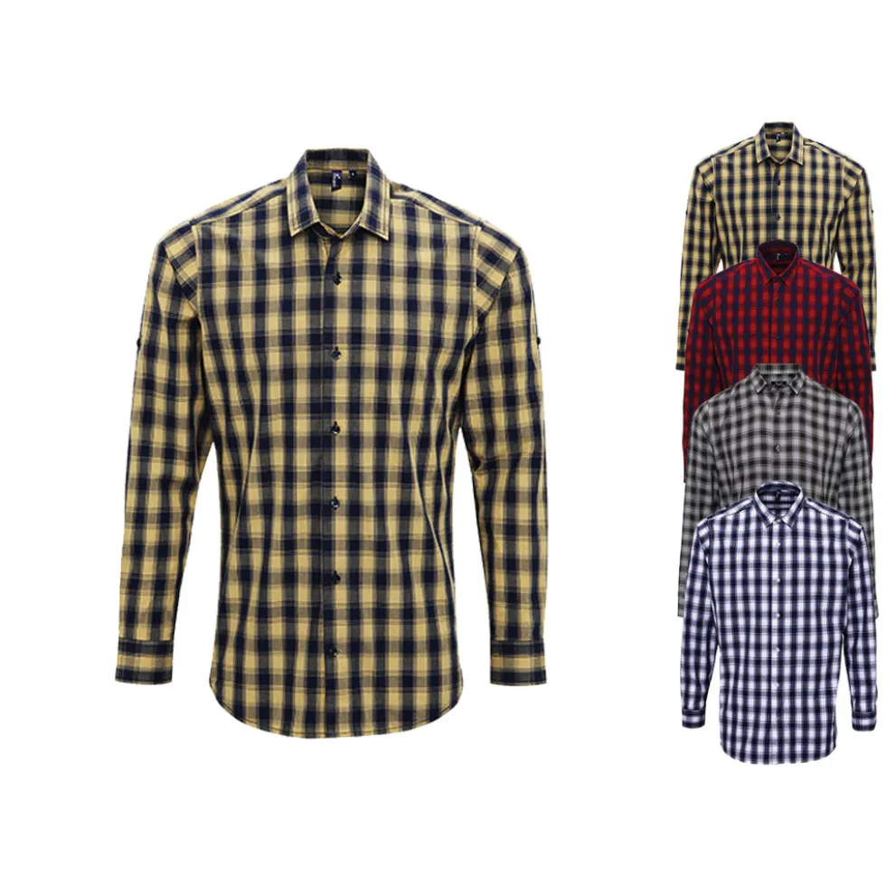 PW250 Premier Workwear Herren Jeanshemd aus 100% Baumwolle