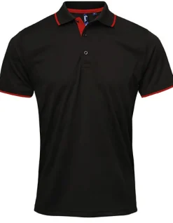 PW618 Premier Workwear Herren Kontrast Coolchecker® Polo