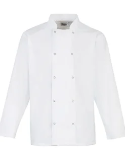 PW665 Premier Workwear Kochjacke mit langen Ärmeln