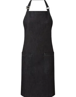 PW113 Premier Workwear Latzschürze Bio-Denim Fairtrade Schürze