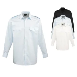 PW210 Premier Workwear Piloten Hemd langarm