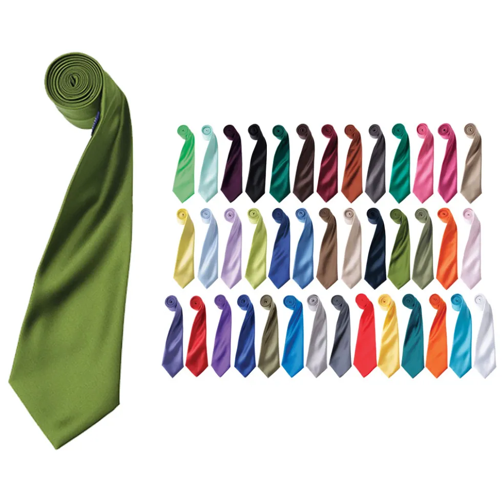 PW750 Premier Workwear Satin Krawatte ´Colours´