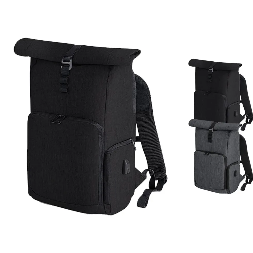 QD995 Quadra Q-TECH CHARGE Rucksack Rolltop-Verschluss