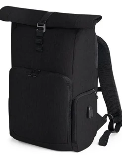 QD995 Quadra Q-TECH CHARGE Rucksack Rolltop-Verschluss