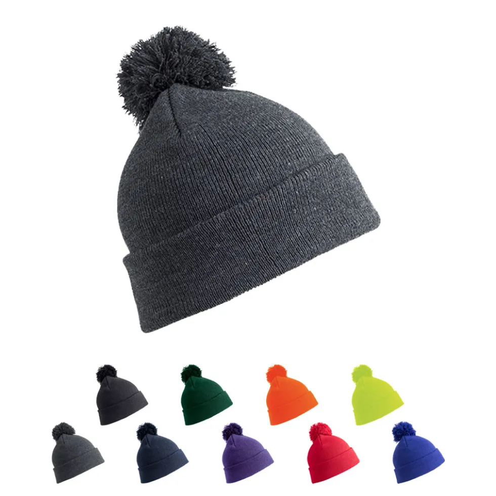 RC028J Result Winter Essentials Kinder Bommelmütze