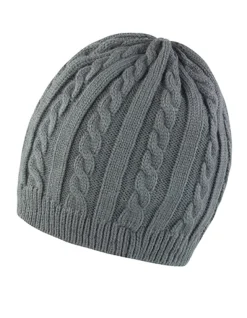 RC370 Result Winter Essentials Wintermütze mit Grobstrick-Zopfmuster