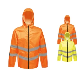 RG497 Regatta Hi-Vis Pro verstaubare Jacke