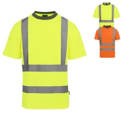 RG270 Regatta Pro Contract Hi-Vis T-Shirt hohe Sichtbarkeit