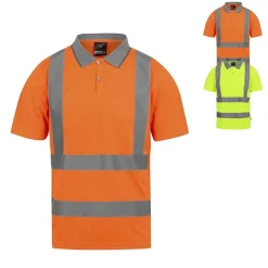 RG271 Regatta Pro Contract Hi-Vis Polo Shirt hohe Sichtbarkeit