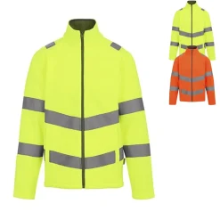 RG6480 Regatta Pro Contract Hi-Vis Thor Fleece Jacke hohe Sichtbarkeit