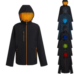 RG705 Regatta Professional Navigate 2-lagige Softshell Jacke mit Kapuze